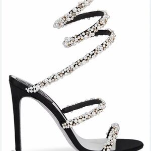 Stunning René Caovilla wrap-around 
NWT Pearl and Crystal